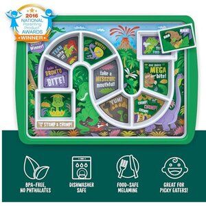 Fred Dinner Winner, NEW Dinosaur Kid's Dinner Tray